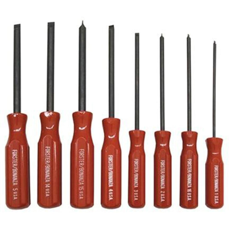 Forster 8 Screwdriver Gunsmith Set Hollow Ground