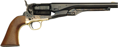 Traditions 1860 Army .44 Cal #11 Percussion 6-Shot 8" Blued Round Barrel Color Case Hardened Steel Frame Walnut Grip