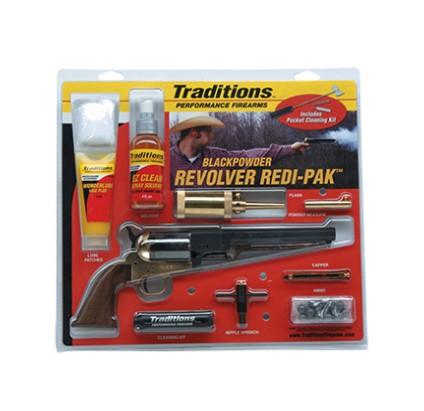 Traditions 1860 Army .44 Cal Black Powder Revolver Redi-Pak 8" Blued Barrel