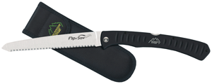 Outdoor Edge Flip N'Saw 7" S/S Folding Saw Knife Black with Nylon Sheath