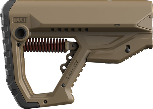 F.A.B. Defense FDE Impact Recoil Reducing Buttstock for AR-15