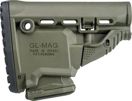 F.A.B. Defense OD Green AR-15 M4 Adjustable Cheek Piece Buttstock
