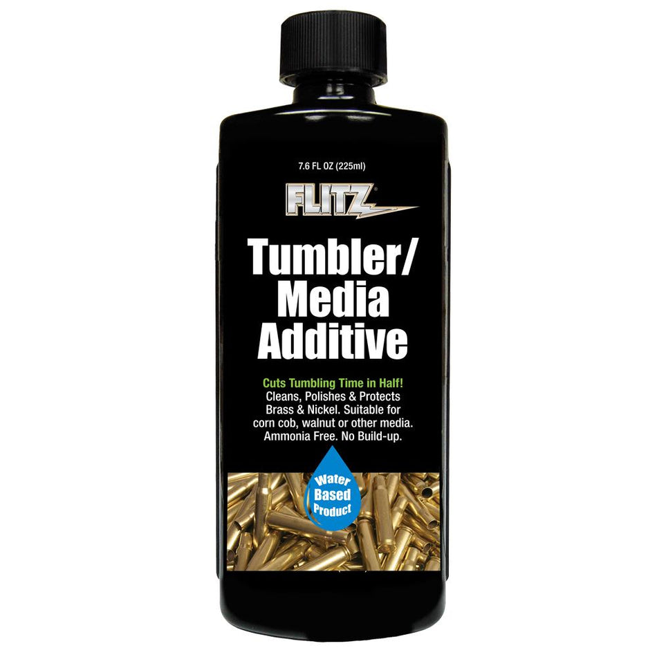 Flitz 7.6 oz Liquid Tumbler Media Additive for Brass Polishing