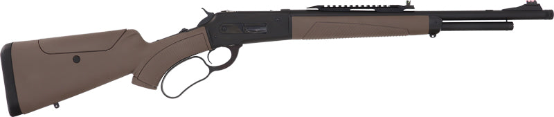 Pedersoli Lever Action 86/71 Droptine Rifle .30-30 Win, 19in Blued Barrel, Tan Stock