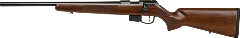 Anschutz 1761L D HB .22 LR Left-Hand Rifle, 20" Blued Barrel, Walnut Classic Stock