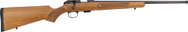 CZ 457 American 22 LR 20" Blue Threaded Barrel Maple Stock Rifle