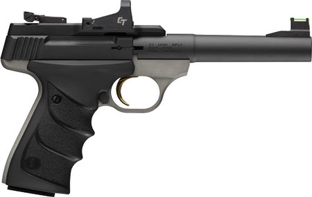 BROWNING BUCK MARK PRACTICAL 22LR 5.5" BLK/GRAY W/RED DOT*