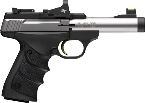 Browning Buck Mark Micro Bull SS SR .22 LR 4.4" Pistol with CT Red Dot Sight