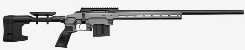 CZ 600 Plus MDT 6mm Creedmoor Chassis Rifle, 24" Grey Threaded Barrel, LSS Chassis