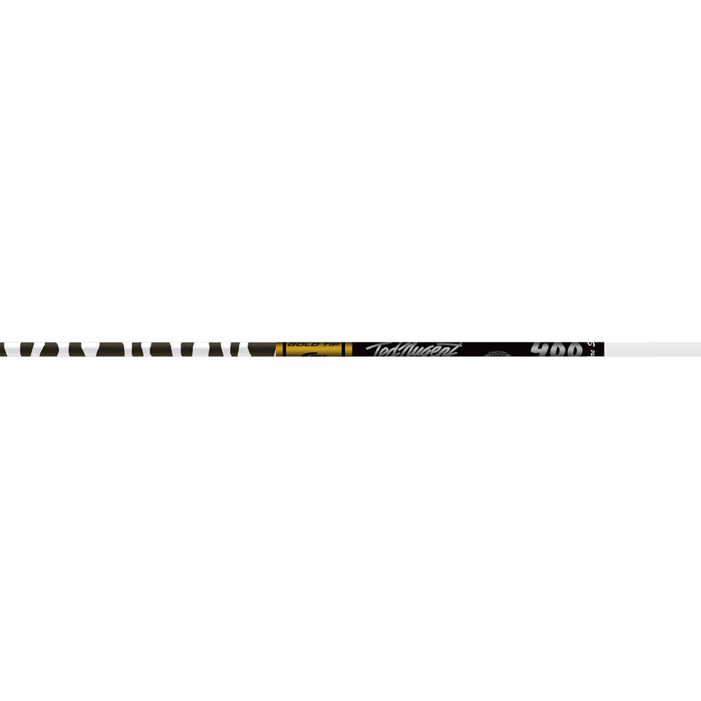 Gold Tip Ted Nugent Shafts White Spine 400 - 12 Pack