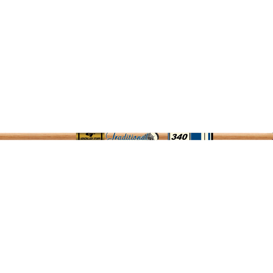 Gold Tip Traditional XT Wood Grain Shafts 340 (12 Pack)