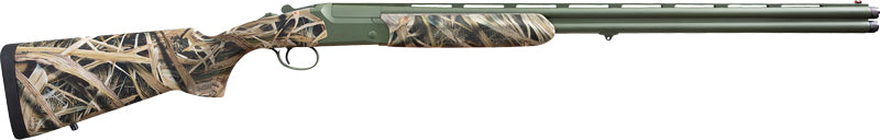 Akkar 206 Marsh Magnum 12 Gauge Shotgun, 3.5" Chamber, 28" Barrel, Mossy Oak Bottomland Camo, Synthetic Stock