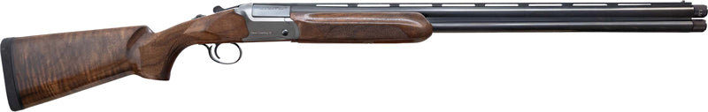 Akkar 828 Open Country 28 Gauge O/U Shotgun, 3" Chamber, 28" Vent Rib Barrel with Ejectors, Blued Walnut