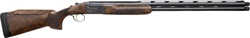 Akkar 206 Target Force 12 Gauge Shotgun, 2.75" Chamber, 30" High Rib, Adjustable, Walnut Stock