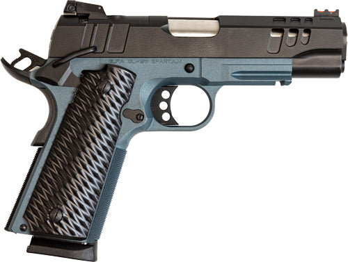 GLFA 1911 Pistol .45 ACP 4.25" FS, Black Slide, Titanium Frame