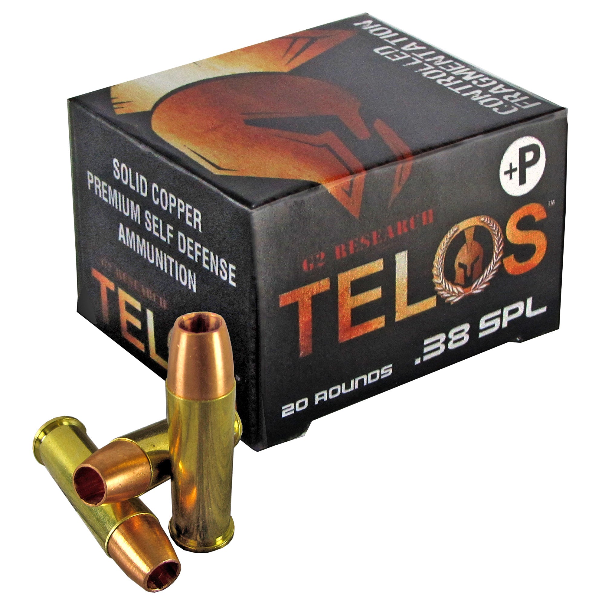 G2 Research .38 Special G00618 Telos Copper Fracturing Copper Hollow Point 105 Grain