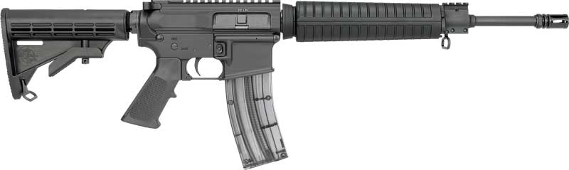 RRA LAR-22 Mid A4 Aluminum .22LR, 6-Position Stock, 16" Barrel, Black