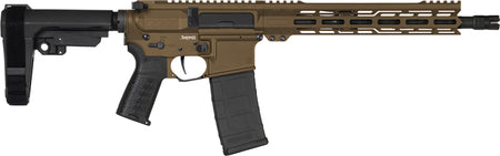 CMMG Banshee MK4 .300 AAC Pistol, 12.5" Barrel, 30-Round, RipBrace, Bronze Cerakote