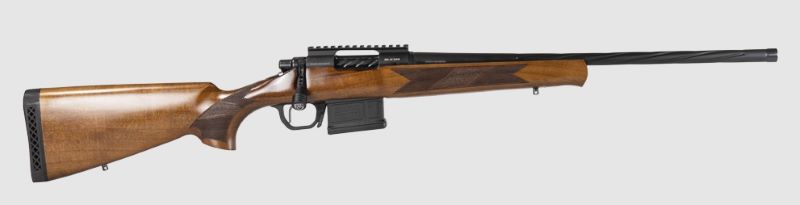 Balikli Bolt Action Rifle in .308 Win, 20" Threaded Barrel, Walnut/Black Stock