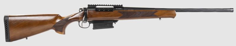 Balikli Bolt Action Rifle in 30-06 Springfield, 20" Threaded Barrel, Walnut/Black