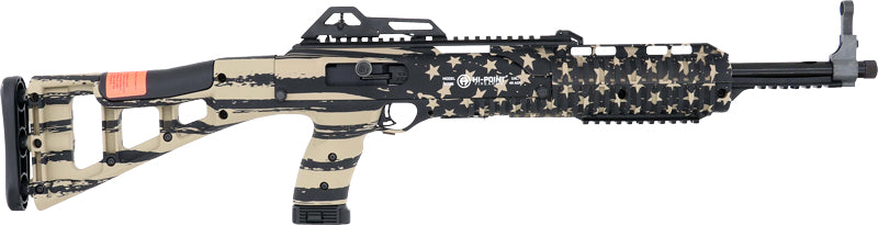 Hi-Point 45 ACP Carbine, 17.5" Threaded Barrel, 9RD, Grand Union Flag FDE