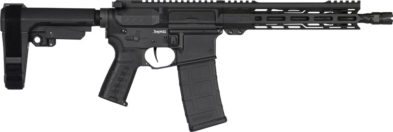 CMMG Banshee MK4 5.56mm AR Pistol, 10.5" Barrel, 30-Round Magazine, RipBrace, Black Finish
