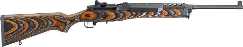 Ruger Mini-14 5.56mm Laminated Chevron Brown/Black Stock, Blued Finish