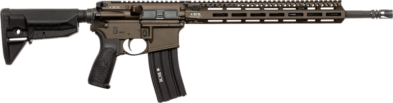 BCM RECCE-16 MCMR AR-15 5.56mm 16in M-LOK Rifle, Bronze, 30-Round Mag