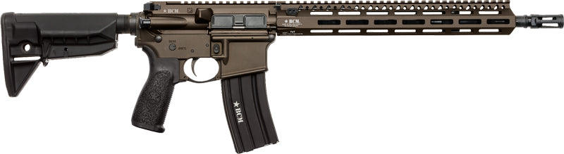 BCM RECCE-14 MCMR AR-15 5.56mm 14.5in M-LOK Rifle, Bronze, 30-Round Mag