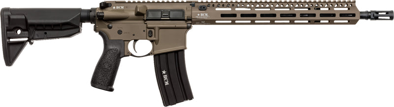 BCM RECCE-14 MCMR AR-15 5.56mm 14.5in M-LOK Rifle, Flat Dark Earth