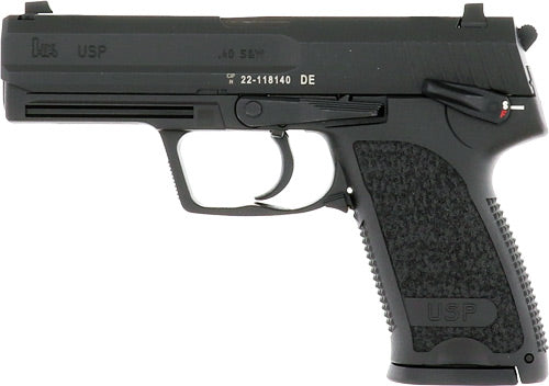 HK USP40 V1 DA/SA .40 S&W Pistol, 4.25" Barrel, Black, 2x 10-Round Mags