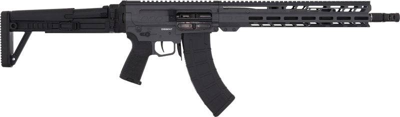 CMMG Dissent MK47 7.62x39 14.3" Rifle with 30-Round Folding Stock - Grey