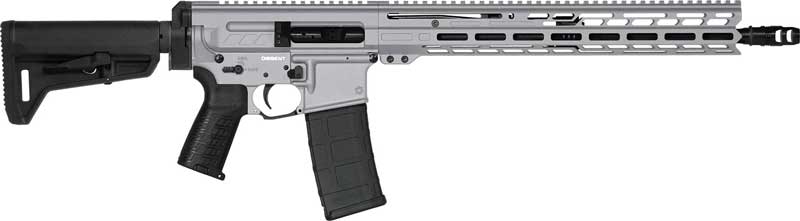 CMMG Dissent Mk4 9mm Rifle, 16" Barrel, RDB/9ARC Adjustable Stock, Titanium Finish