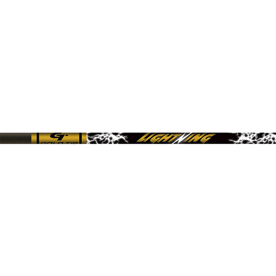 Gold Tip Lightning 28-Inch Youth Arrow Shafts - Pack of 12