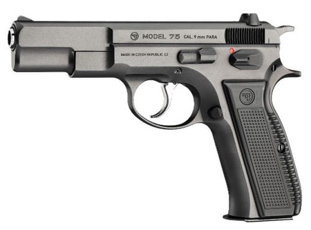 CZ Model 75 Legend 9mm Full-Size Pistol, Blued Steel, 15-Round