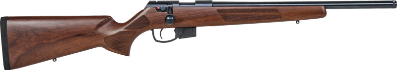 Anschutz 1761 HB .22 LR Rifle, 18" Threaded Barrel, Walnut Classic Stock, 2-Stage Trigger