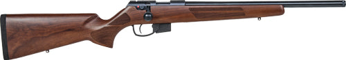 Anschutz 1761 D HB .22 LR Rifle, 18" Threaded Barrel, Walnut Classic Stock