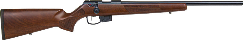 Anschutz 1761 HB .22 LR 20" Bolt-Action Rifle, Blued/Walnut, Classic Two-Stage Trigger