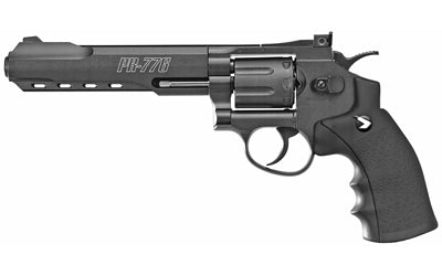 Gamo PR-776 .177 Cal CO2 Powered Pellet Revolver, Single/Double Action, 8-Round Clip, 400 FPS