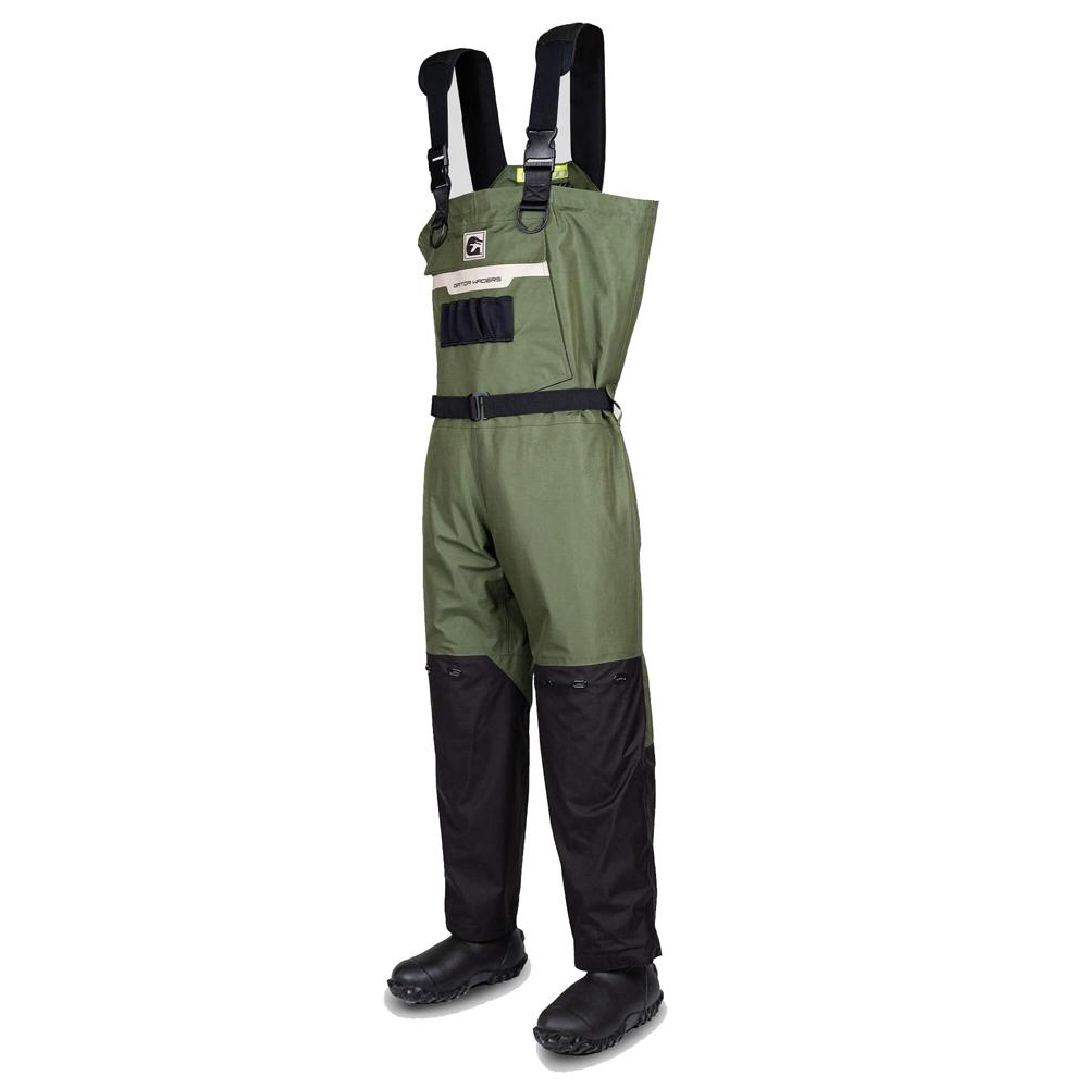 Gator Waders Shield Pro Series Insulated Waders Men's Olive Regular Size 8