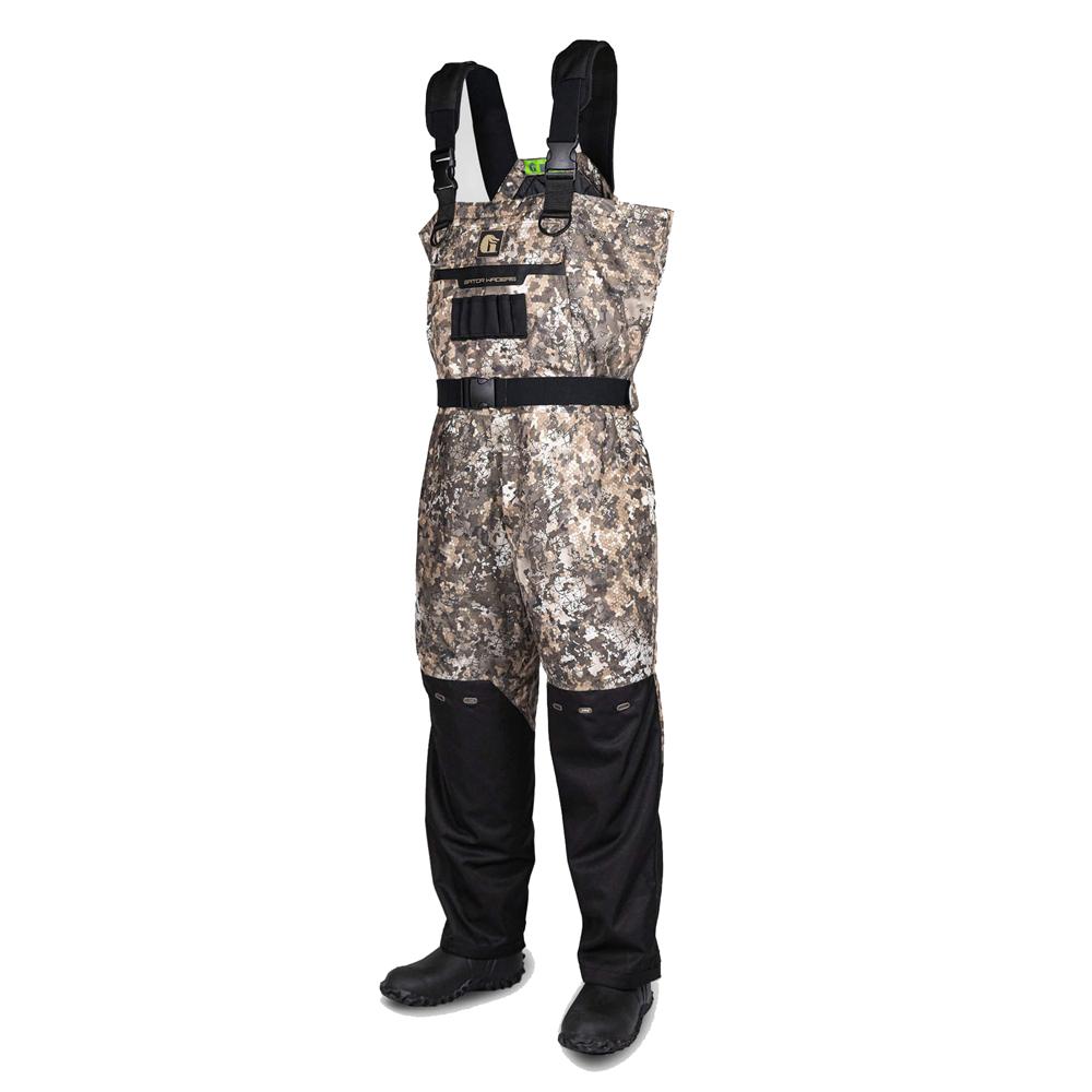 Gator Waders Shield Seven Camo Insulated Breathable Waders Men's Regular Size 8