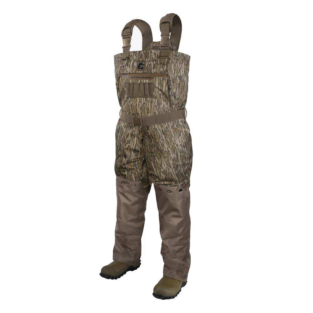 Gator Waders Shield Men's Mossy Oak Bottomland Insulated Waders Regular Size 8