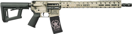 Black Rain Spec15 Army 250th Anniversary Custom 5.56 Light Sand Battleworn 30-Round