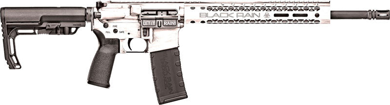 Black Rain Spec+ Fusion 5.56 16in White Battleworn Rifle, 30 Round