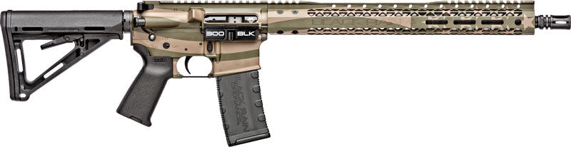 Black Rain Ordnance Spec+ Patriot Rifle 300 Blackout, 16" FDE/OD Flag, 30-Round