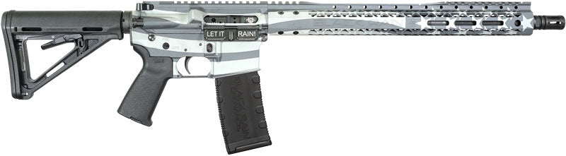 Black Rain Spec+ Patriot Rifle, 5.56mm, 16" Barrel, Obsidian Flag Finish, 30-Round