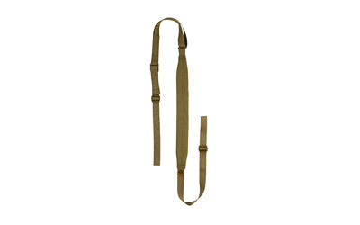 GBRS Group SBS Carbine Sling, Coyote Brown, 40" Front Travel, 20" Tail, 16" Neck Pad, Hardware Not Included