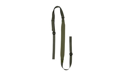 GBRS Group SBS Carbine Sling, Ranger Green, 40" Front Travel, 20" Tail, 16" Neck Pad, Hardware Not Included