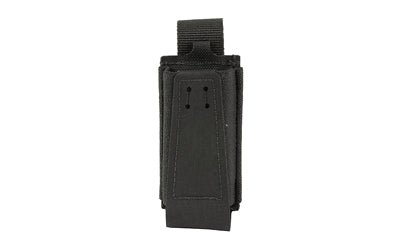 GBRS Group Single Pistol Mag Pouch Black - Collapsible, MOLLE/Belt Compatible