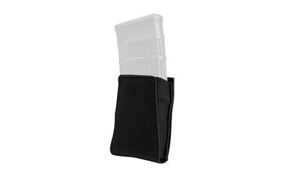 GBRS Group Single Rifle Mag Pouch Black - Collapsible, MOLLE/Belt Compatible